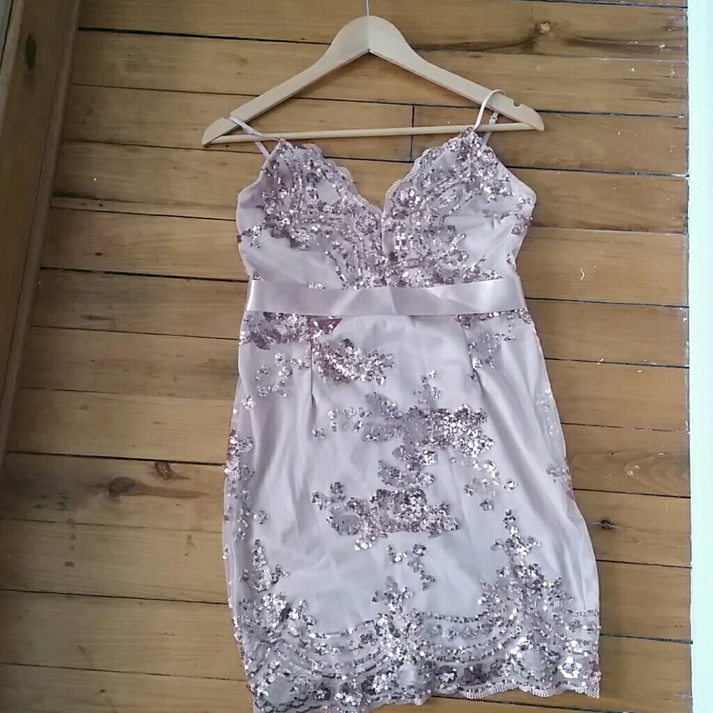 Sequin mini dress